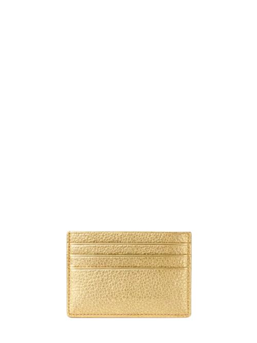 Porta carte di credito in pelle Gold Patrizia Pepe | CQ7001 L001Y442